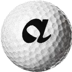 Ace branded golf ball